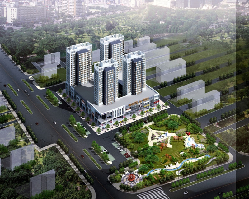 山東諸城和平北街（jiē）玉山廣場工程